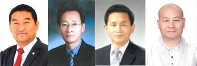 전북 고창군이 향토의 명예를 드높이고 지역사회의 안정과 발전에 기여한 사람에게 수여하는 ‘제34회 고창군 군민의 장’ 수상자를 선정했다. 왼쪽부터 김상휘·김원봉·오성택·최경선씨ⓒ News1