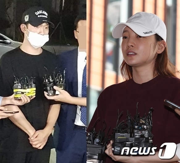 구하라와 남자친구 A씨의 경찰조사가 끝났다. ⓒ News1