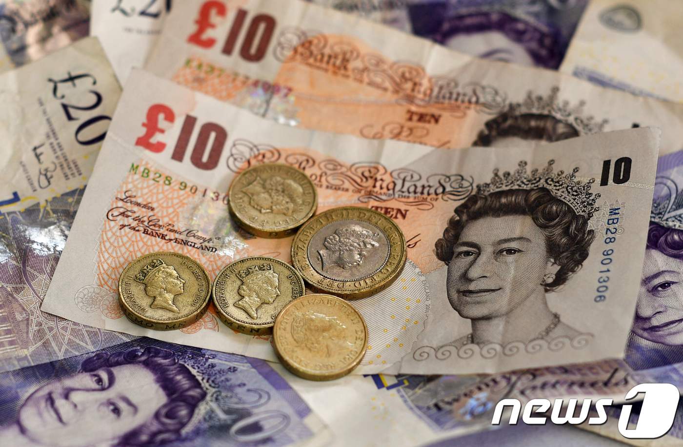 영국 파운드화. ⓒ AFP=뉴스1
