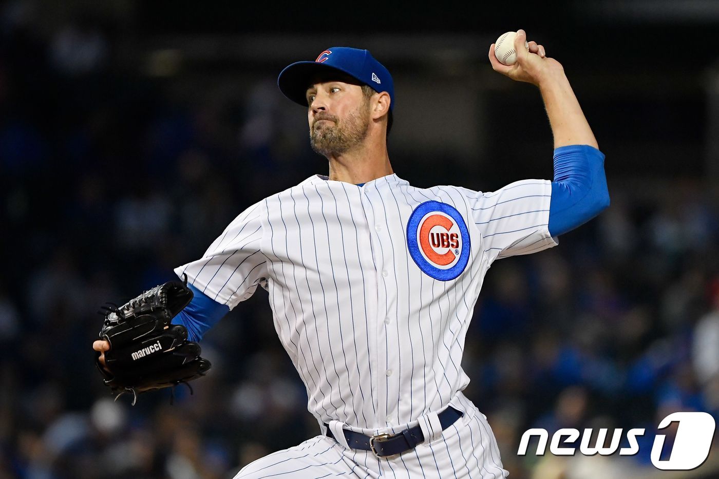 시카고 컵스 콜 해멀스. ⓒ AFP=뉴스1