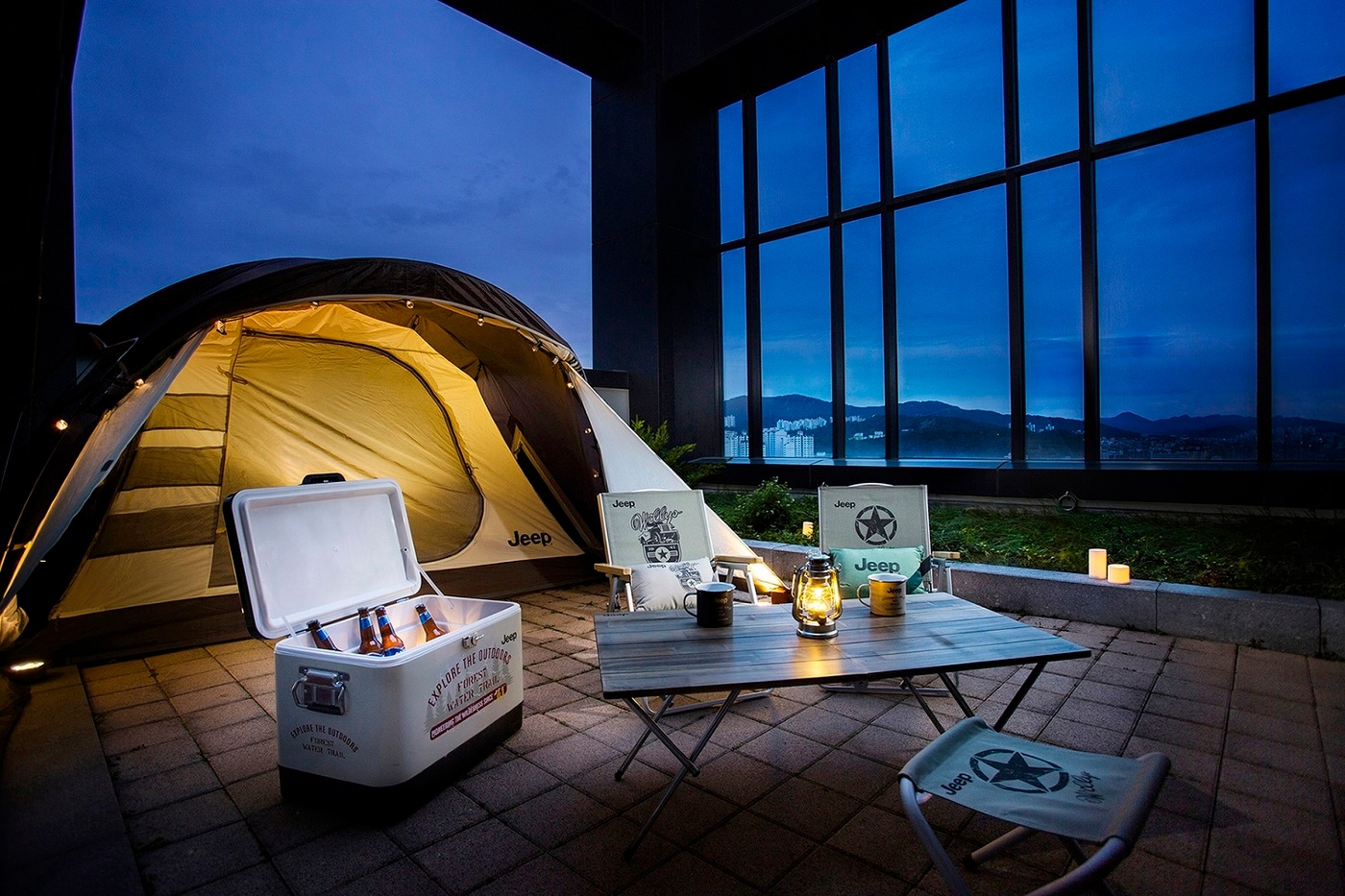 신라스테이 '글램핑'존ⓒ 뉴스1