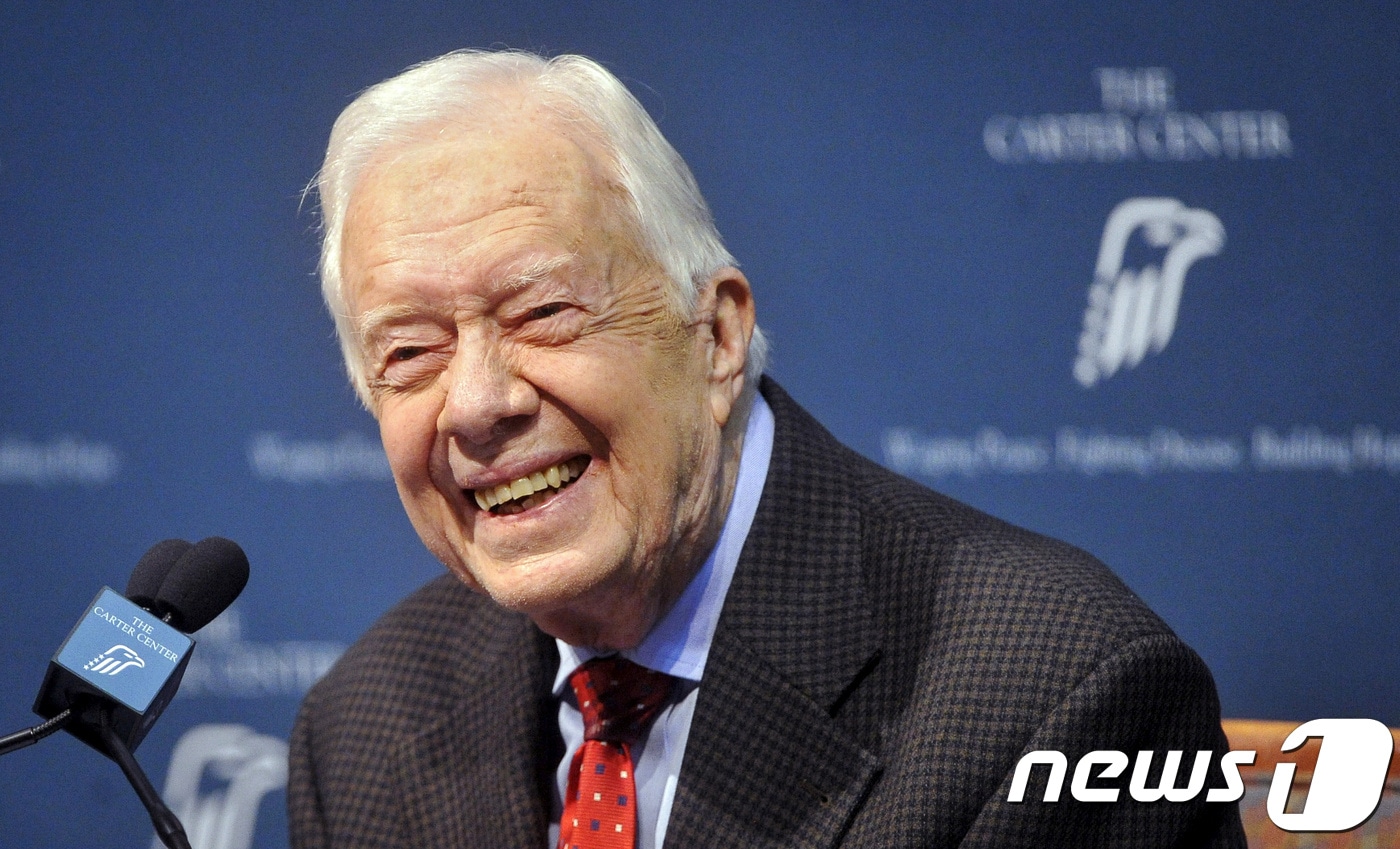 지미 카터 전 미국 대통령.  ⓒ 로이터=뉴스1