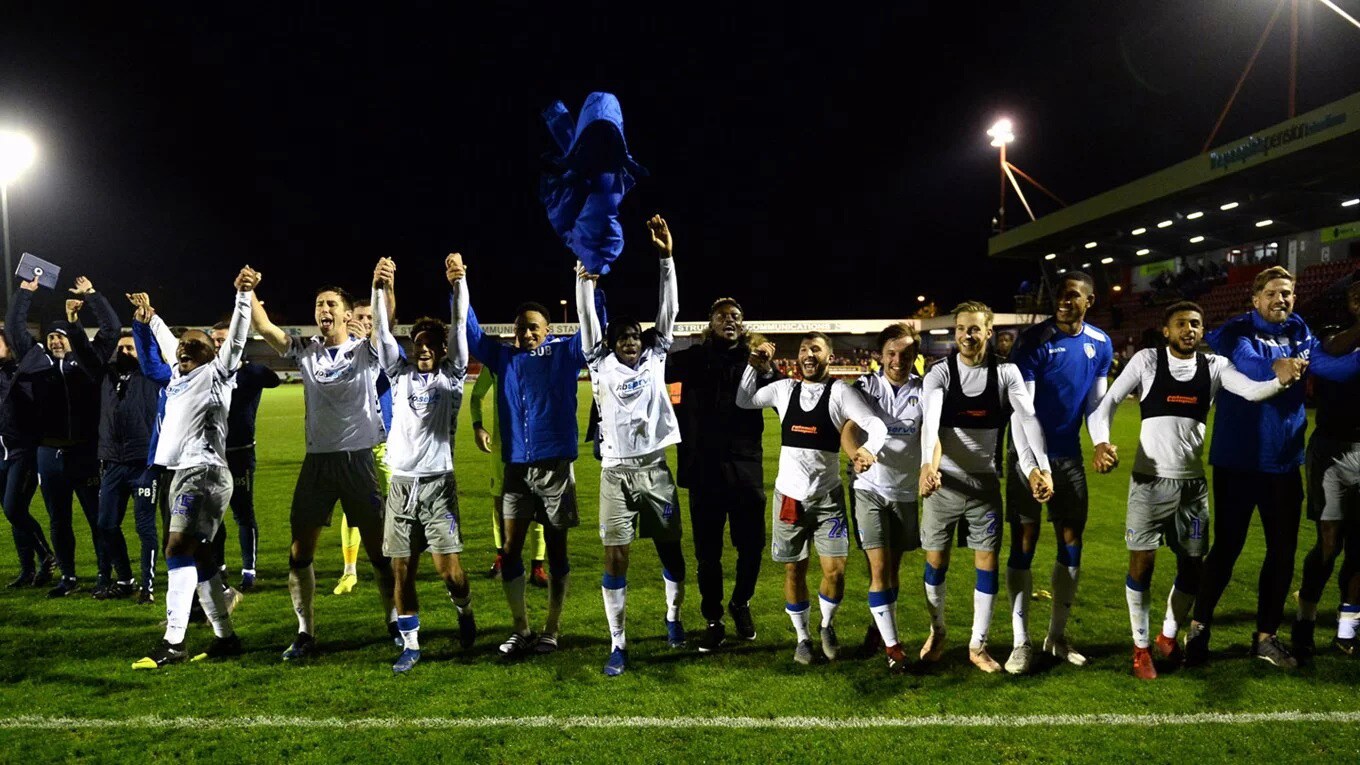 잉글랜드 4부리그 소속의 콜체스터 유나이티드가 리그컵 8강에 진출했다. (콜체스터 홈페이지) ⓒ 뉴스1