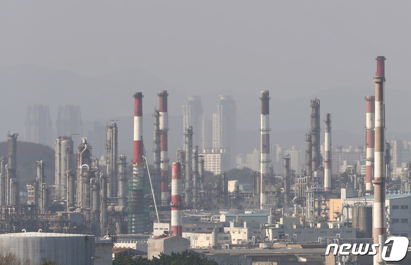 울산시 남구 석유화학공단. ⓒ 뉴스1 윤일지 기자