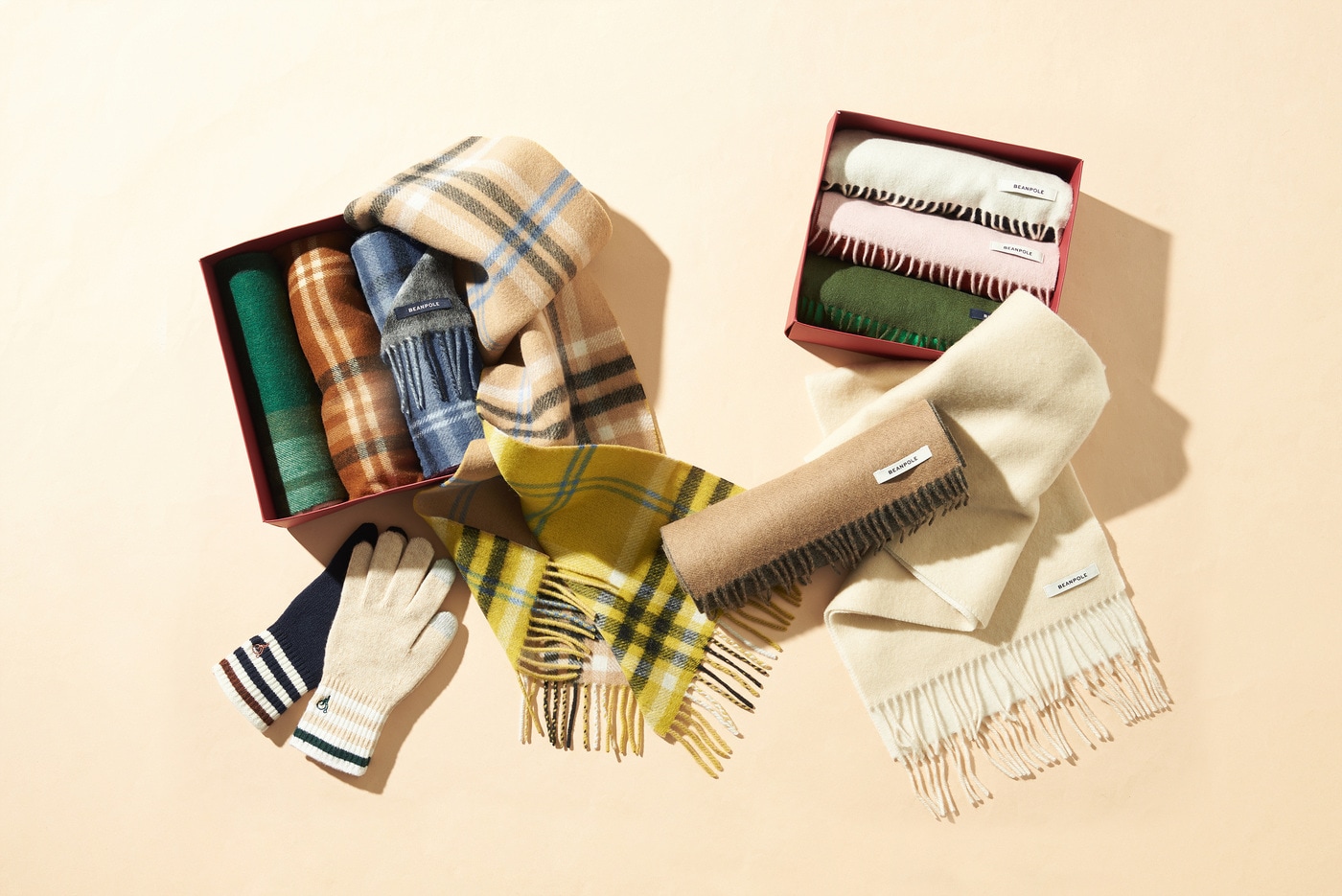 빈폴 겨울 시즌 머플러·장갑ⓒ 뉴스1