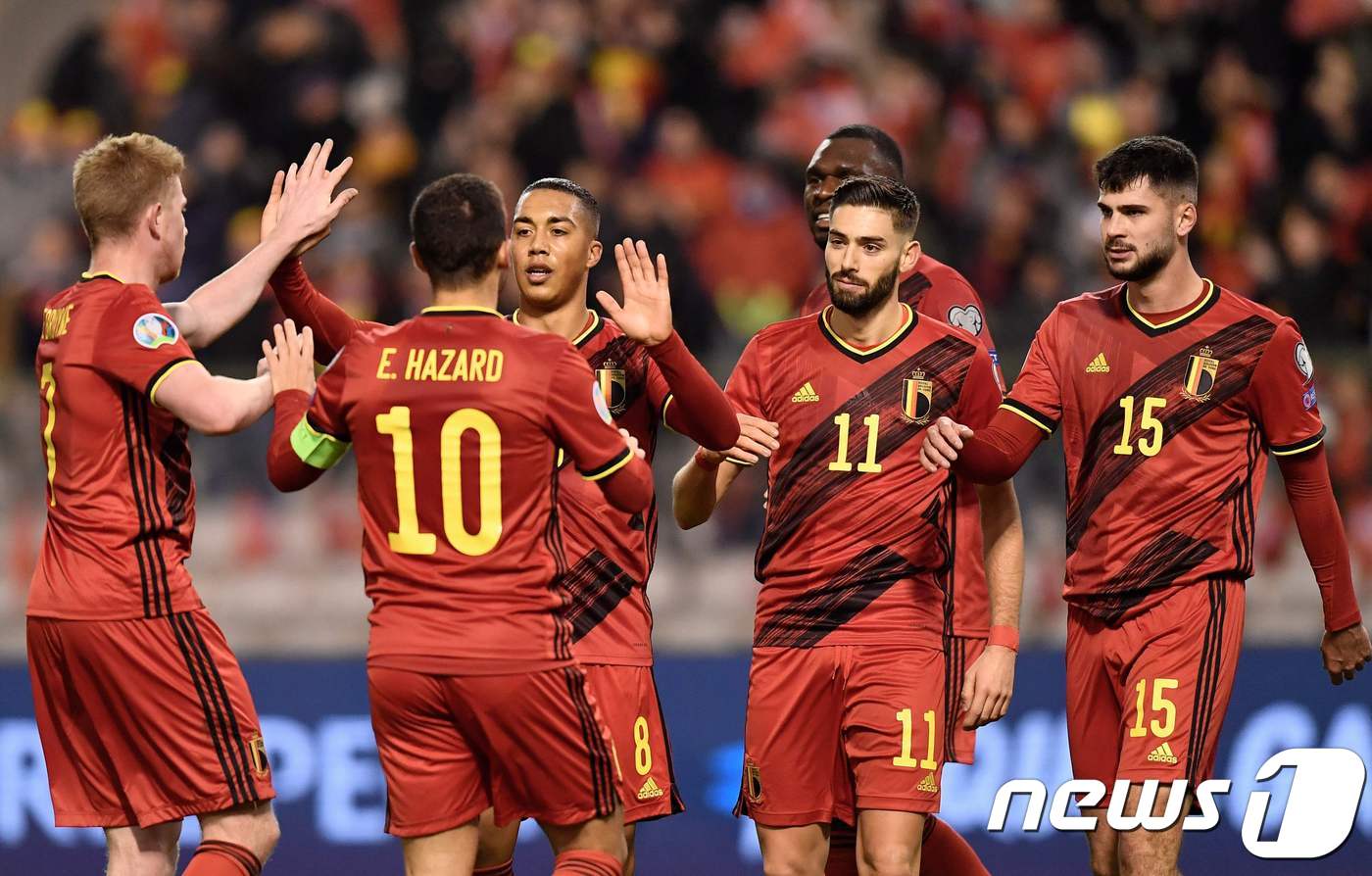 벨기에 축구대표팀. ⓒ AFP=뉴스1