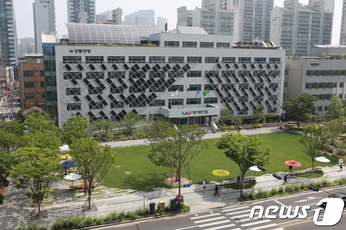 강동구청 전경. ⓒ 뉴스1