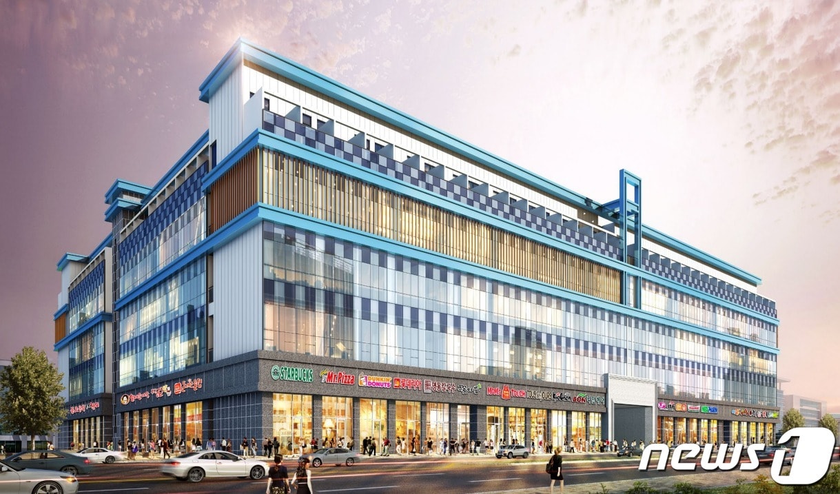 전북 전주시 덕진구 만성동에 들어서는 첫 민간 지식산업센터 '스페이스 온' 조감도.(계성건설 제공)
