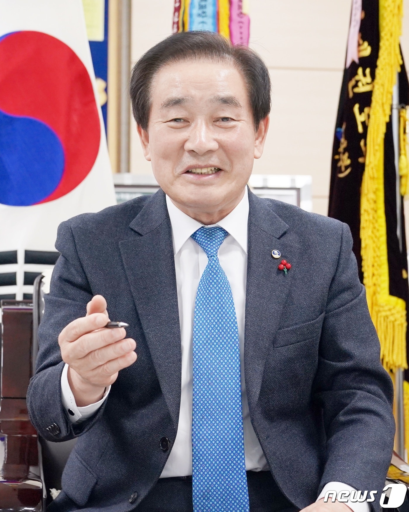 송기섭 진천군수.ⓒ 뉴스1