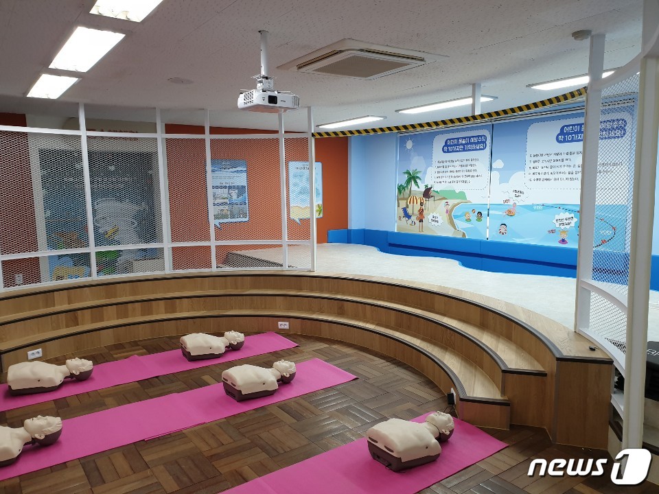부산 북구 와석초등학교에 조성된 교실형 안전체험관 전경.(부산시교육청 제공)ⓒ 뉴스1