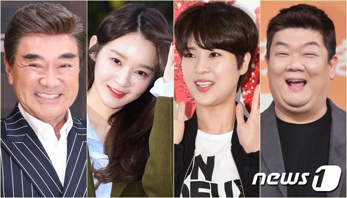 이덕화 강민경 강유미 유민상(왼쪽부터) ⓒ 뉴스1