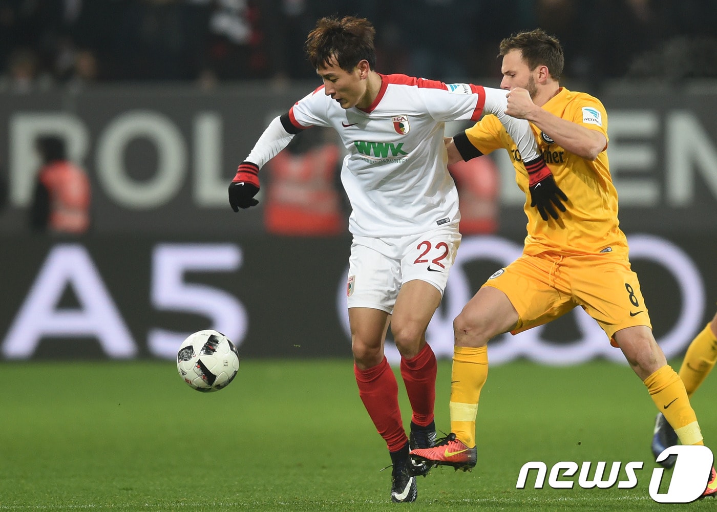 아우크스부르크의 지동원./뉴스1 DB ⓒ AFP=뉴스1