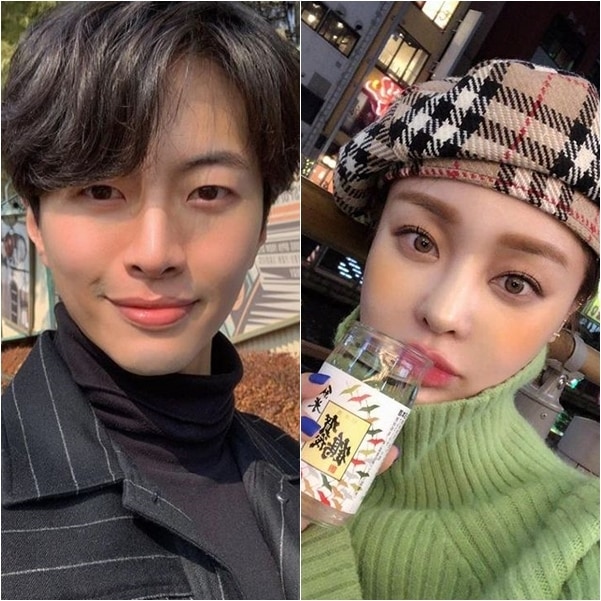 신수항(왼쪽)과 박아인. 사진출처=인스타그램 ⓒ 뉴스1