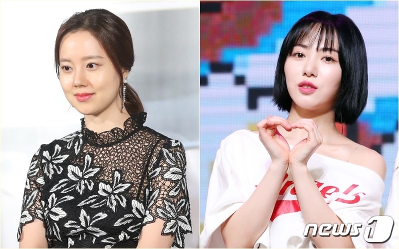 문채원과 민아 ⓒ 뉴스1