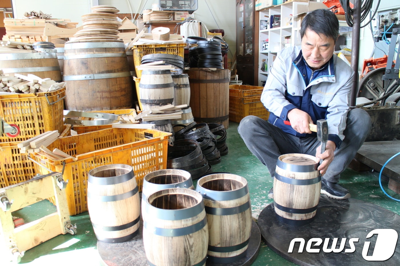 영동오크통제작소 정충호 대표 ⓒ 뉴스1