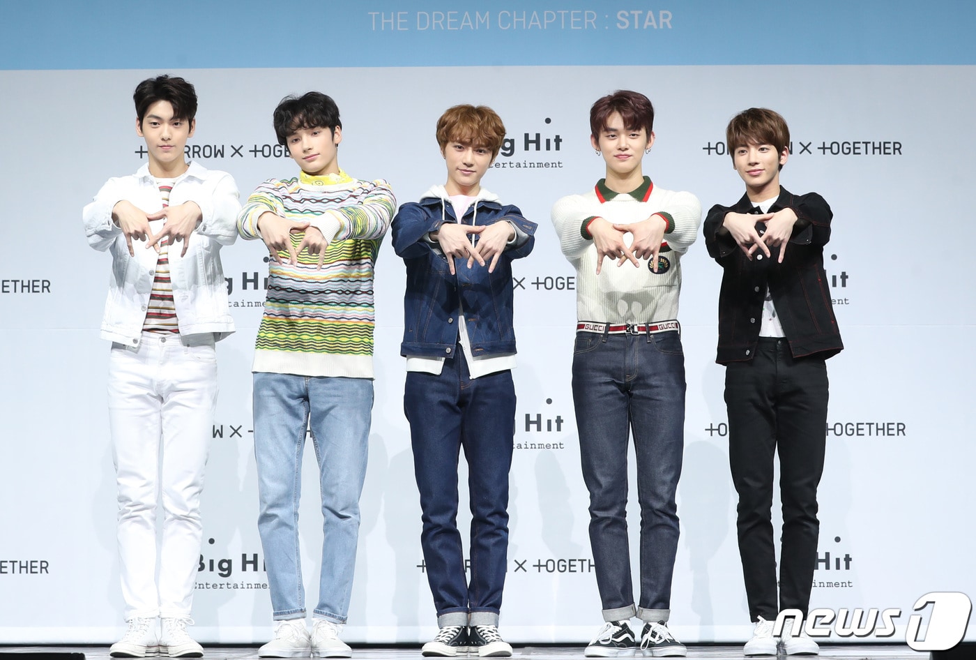 그룹 투모로우바이투게더(TOMORROW X TOGETHER, TXT) ⓒ News1