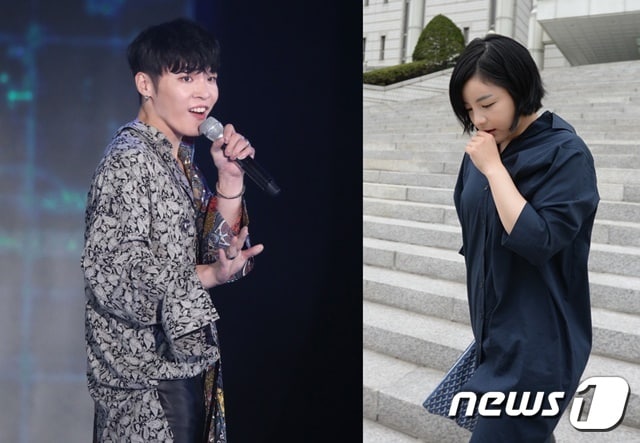 휘성(왼쪽)과 에이미 ⓒ 뉴스1