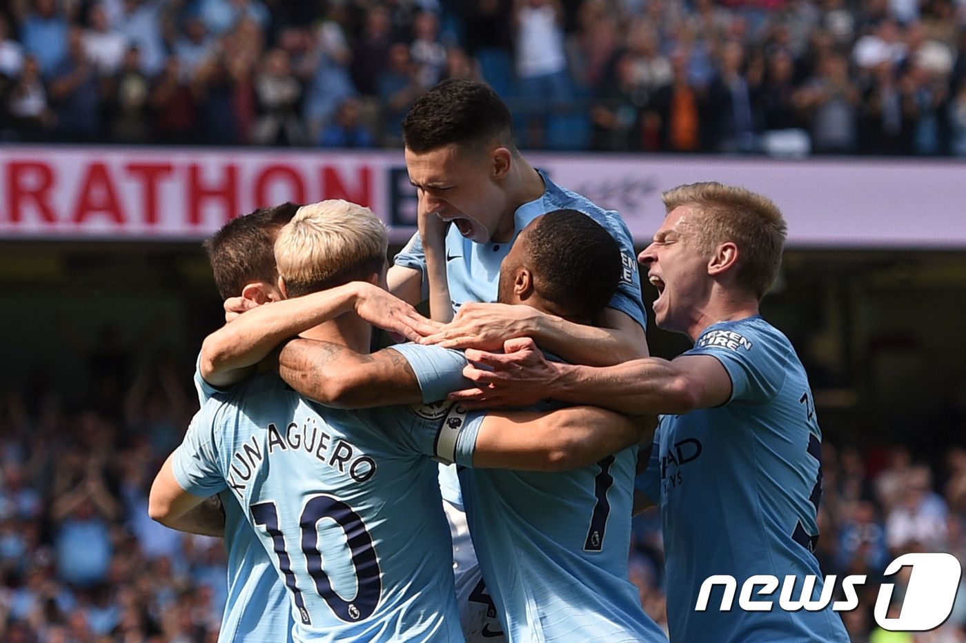 맨체스터 시티가 토트넘을 꺾고 잉글랜드 프리미어리그 선두를 탈환했다. ⓒ AFP=뉴스1
