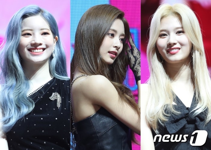 트와이스 다현 쯔위 사나(왼쪽부터) ⓒ 뉴스1 권현진 기자