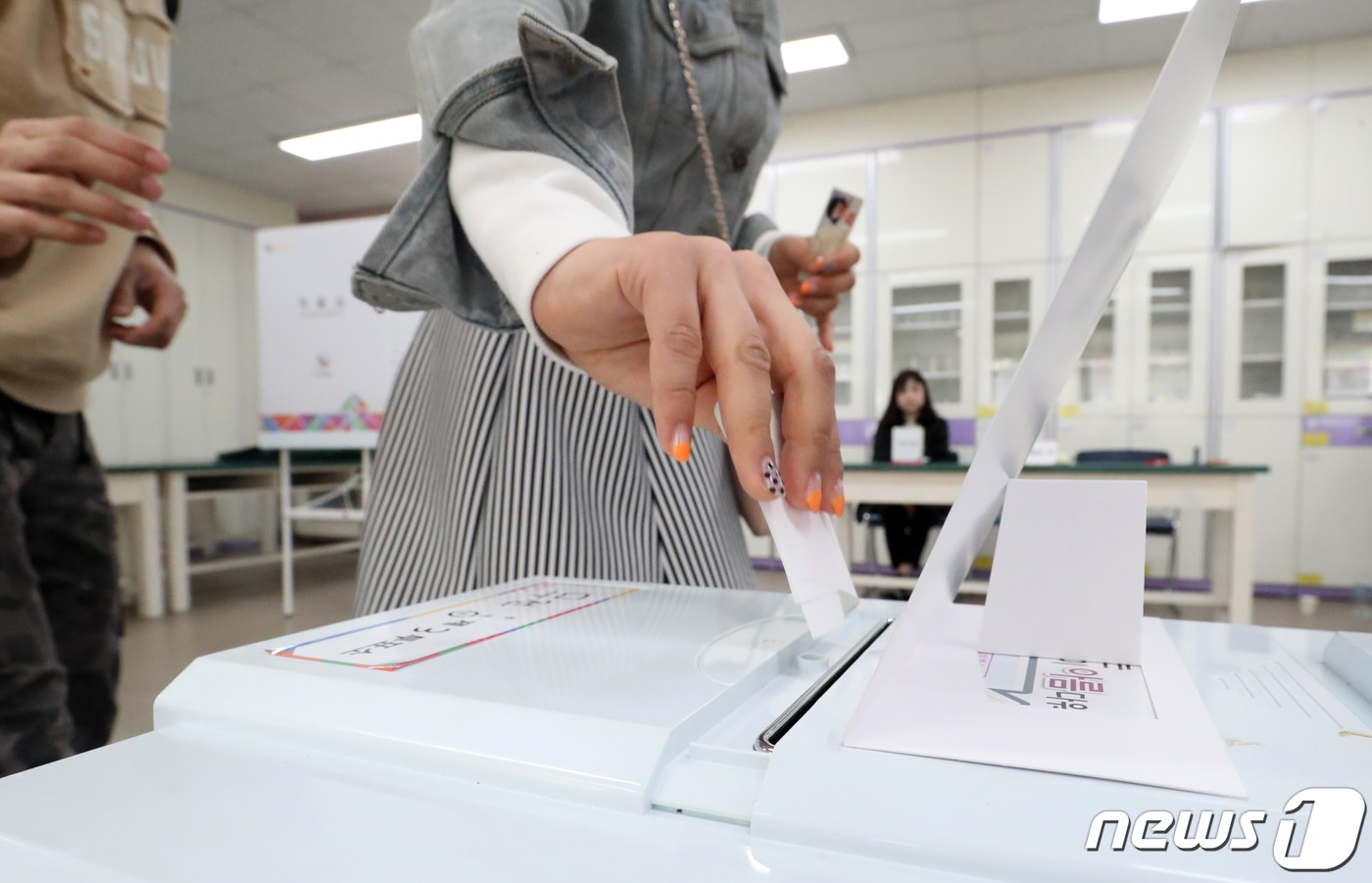 보궐선거 투표함 ⓒ News1 여주연 기자