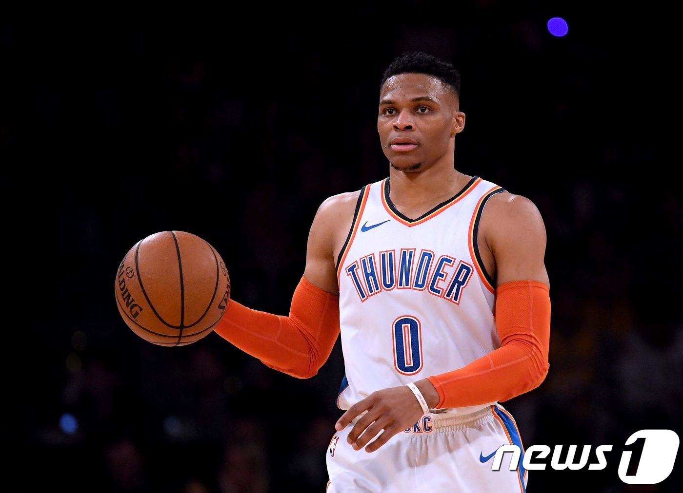 오클라호마시티 선더의 러셀 웨스트브룩. ⓒ AFP=뉴스1
