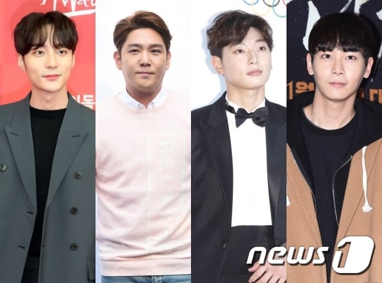로이킴 강인 정진운 이철우(왼쪽부터) ⓒ 뉴스1 DB