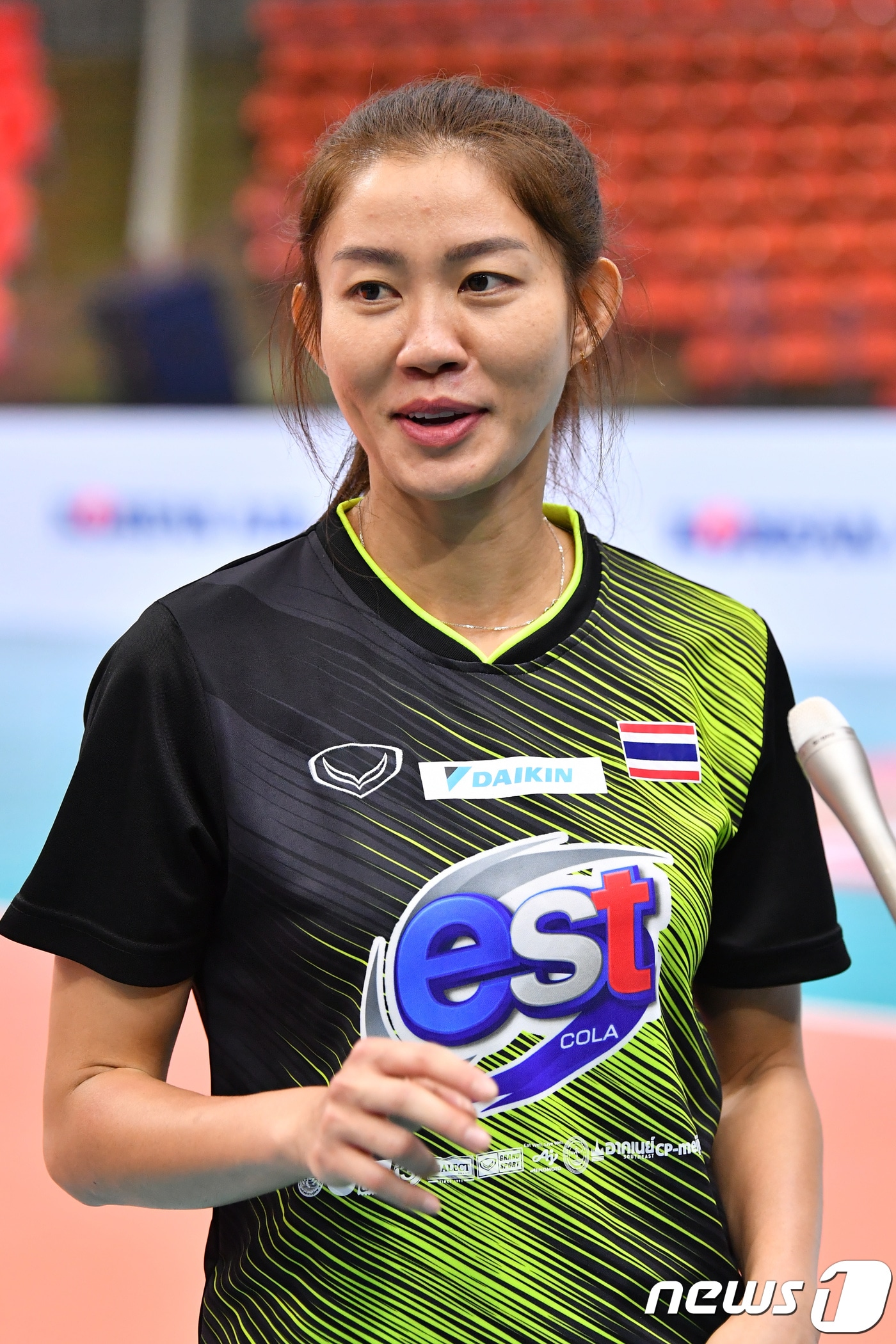 태국 여자배구 올스타팀의 세터 눗사라 떰꼼.(KOVO 제공)ⓒ 뉴스1