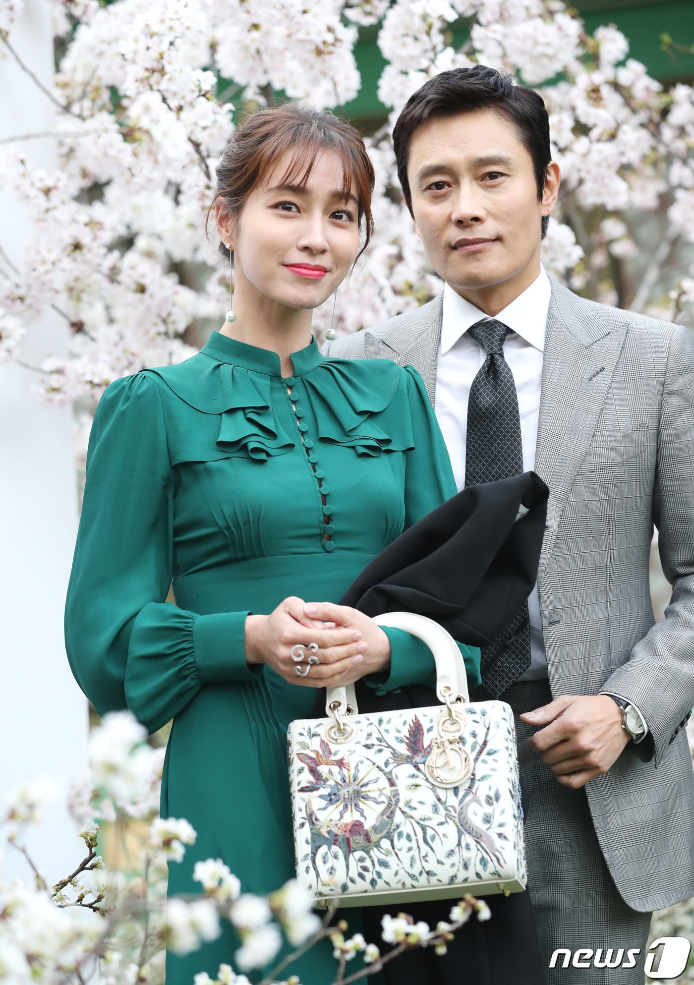 배우 이민정, 이병헌 부부 ⓒ News1