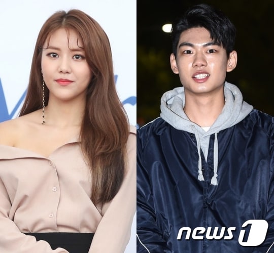 AOA 혜정(왼쪽), 류의현 ⓒ 뉴스1