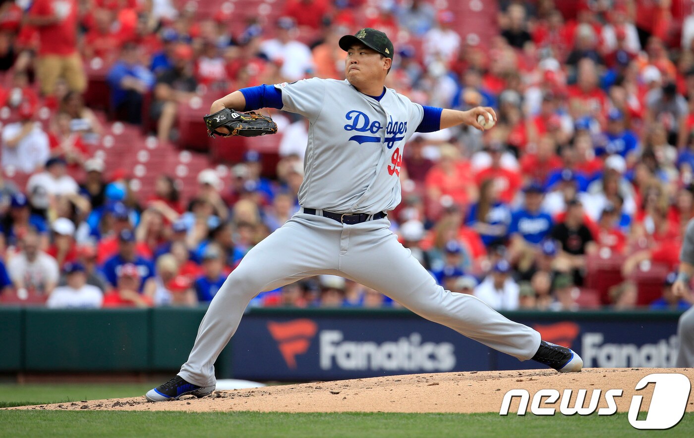 LA 다저스 류현진. ⓒ AFP=News1