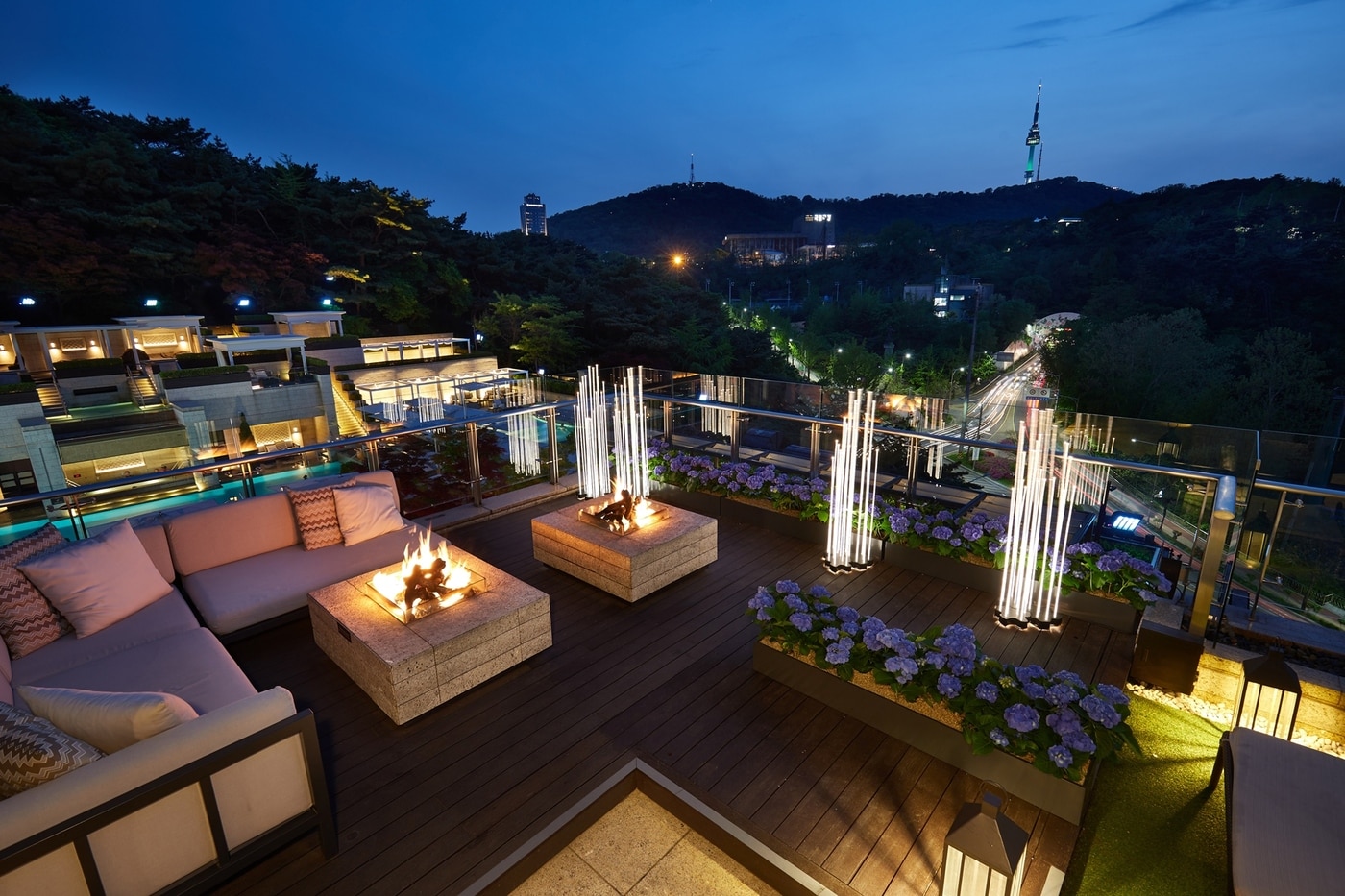 신라호텔 '루프탑 가든'ⓒ 뉴스1