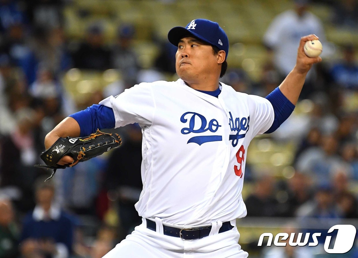 LA 다저스 류현진. ⓒ 로이터=뉴스1 ⓒ News1 이동원 기자