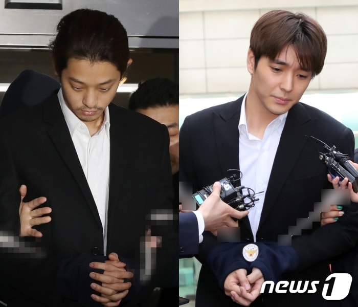 정준영(왼쪽), 최종훈 ⓒ 뉴스1