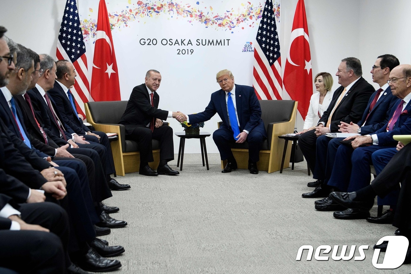 미국-터키 회담. ⓒ AFP=뉴스1