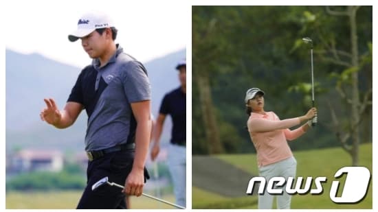 중부대학교 송재일(왼쪽), 황민정(오른쪽) 선수 ⓒ 뉴스1