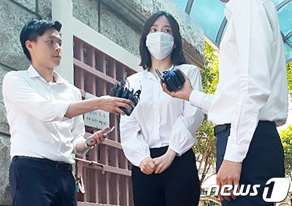 필로폰 투약 혐의로 구속기소된 황하나 ⓒ 뉴스1 유재규 기자