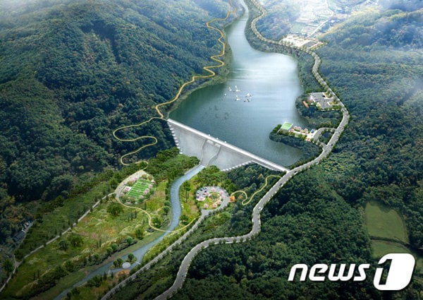 원주천댐 조감도ⓒ 뉴스1