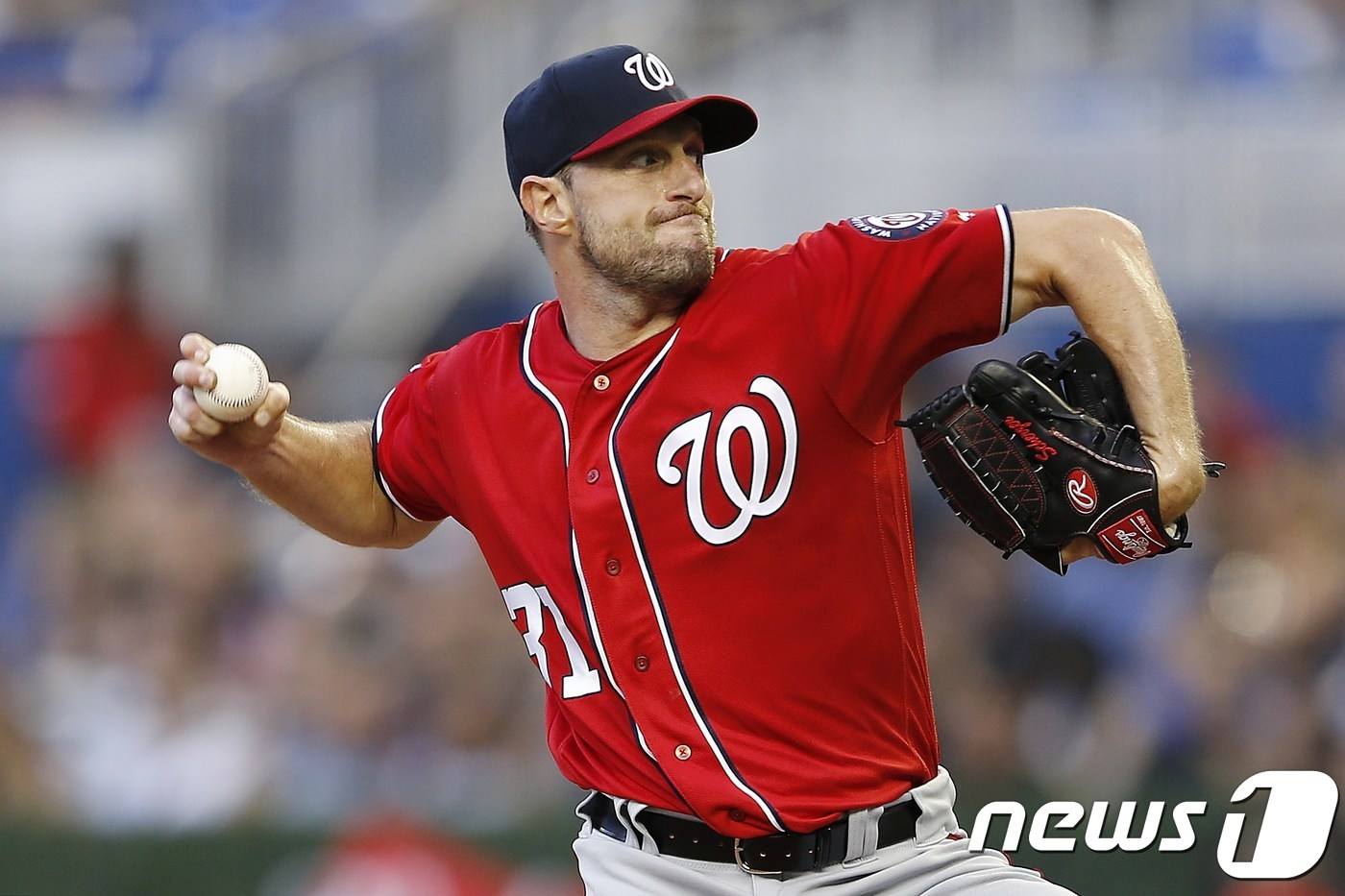 맥스 슈어저가 26일 콜로라와 경기서 복귀전을 치를 전망이다. ⓒ AFP=뉴스1