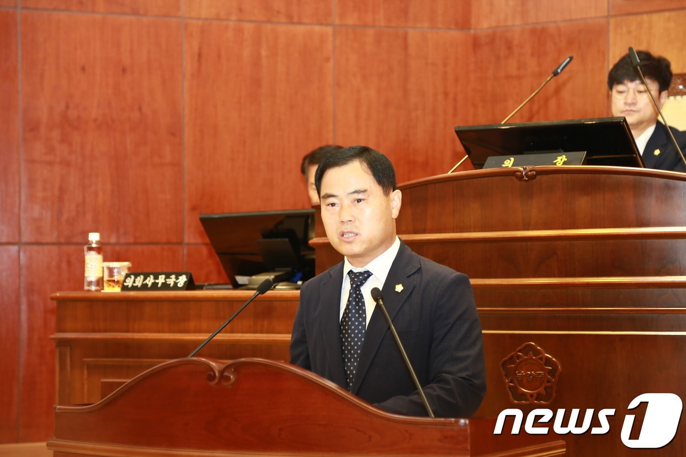 5분 자유발언하는 이영환 남양주시의원 /ⓒ 뉴스1