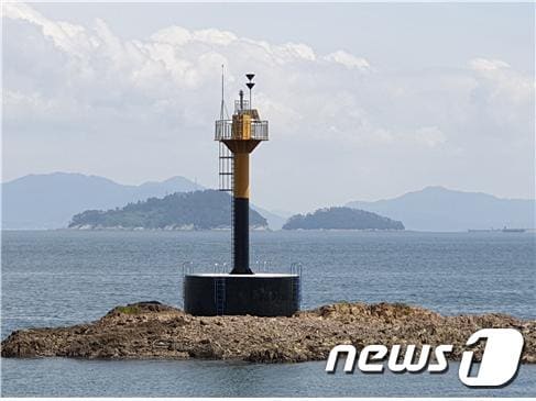 군산 무녀도항 남방등표 /ⓒ 뉴스1