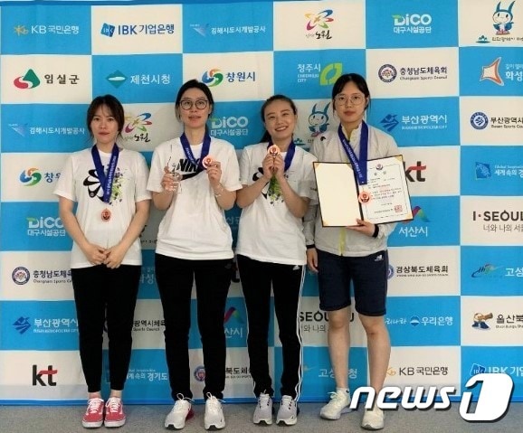 왼쪽부터 김수연, 황성은, 김예지, 강민정 선수.(전북체육회 제공) /ⓒ 뉴스1