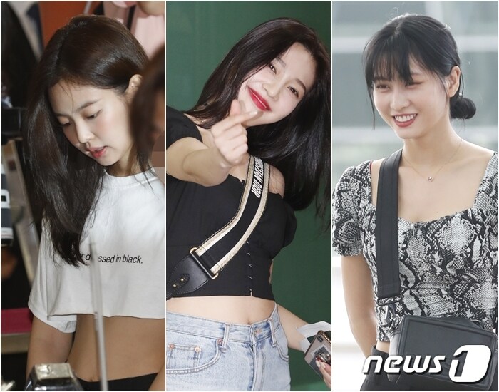 블랙핑크 제니, 레드벨벳 조이, 트와이스 모모(왼쪽부터) / 뉴스1 ⓒ News1 권현진 기자