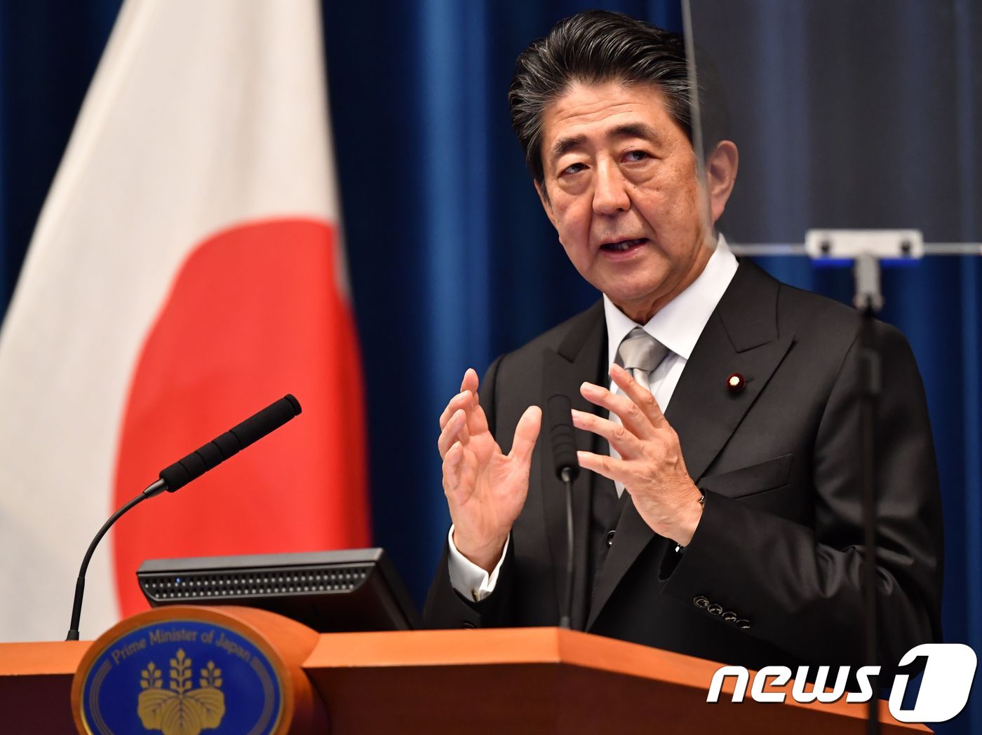 아베 신조(安倍晋三) 일본 총리. ⓒ AFP=뉴스1