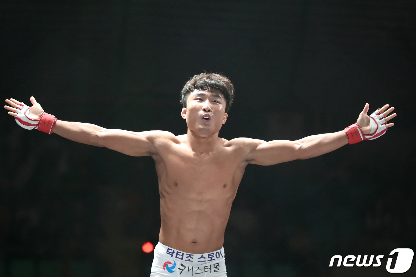 '코리안 타이거' 이정영, UFC 데뷔전서 심판 전원일치 판정승 - 뉴스1