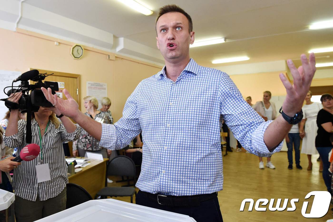 러시아 야당 지도자 알렉세이 나발니. ⓒ AFP=뉴스1