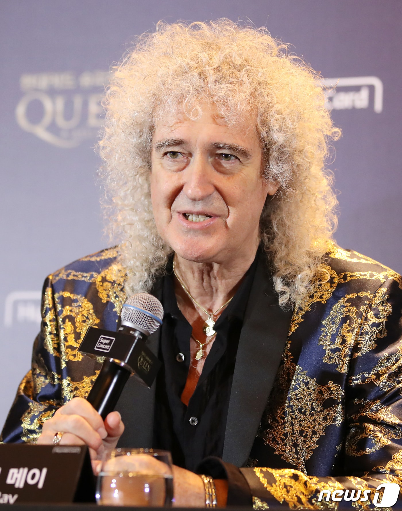 밴드 퀸(QUEEN)의 브라이언 메이(Brian May)ⓒ News1 권현진 기자