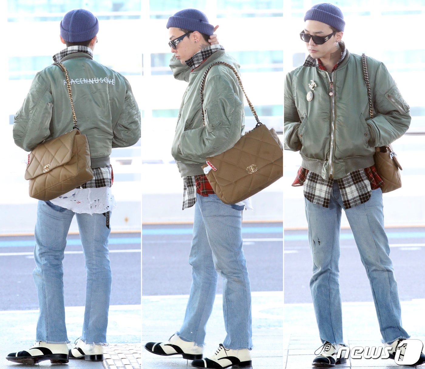 빅뱅(BigBang) 지드래곤(G-DRAGON)이 패션쇼 참석차 17일 인천국제공항을 통해 프랑스 파리로 출국하고 있다. 2020.1.17/뉴스1 ⓒ News1 권현진 기자