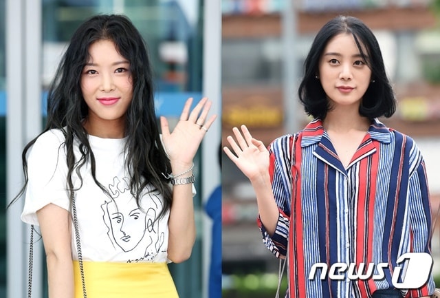 원더걸스 출신 유빈(왼쪽)과 혜림 ⓒ 뉴스1