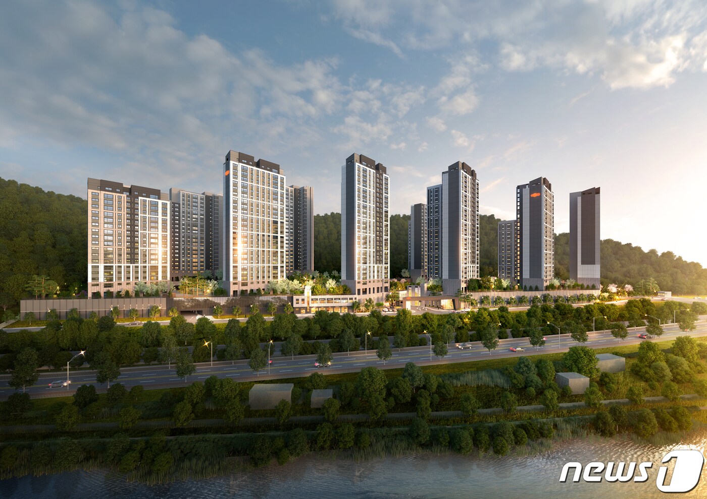 대림산업 'e편한세상 순천 어반타워' 632가구 10월 분양 - 뉴스1