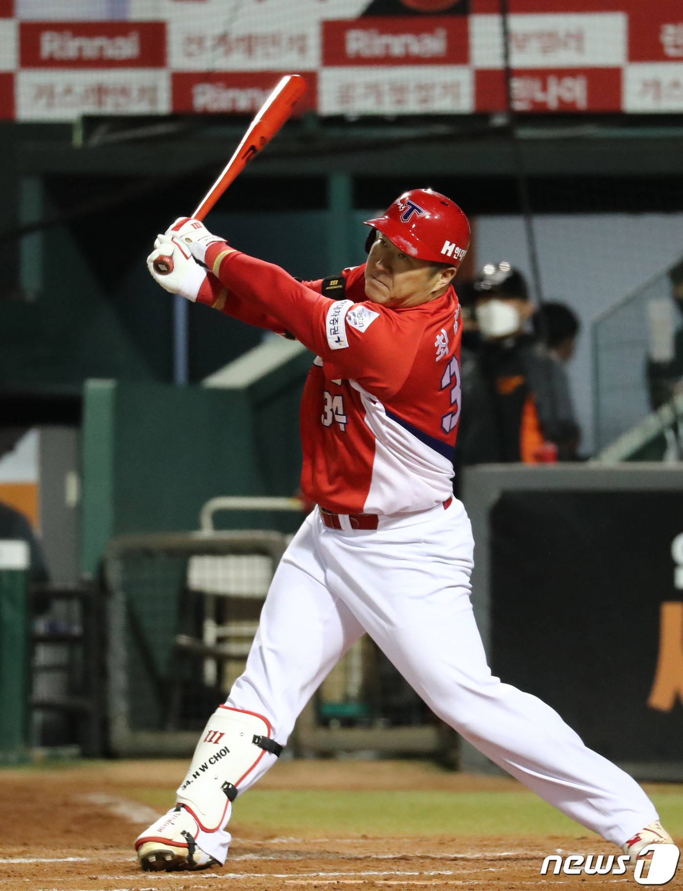 2020년 프로야구 타격왕 최형우. /뉴스1 ⓒ News1 김기태 기자